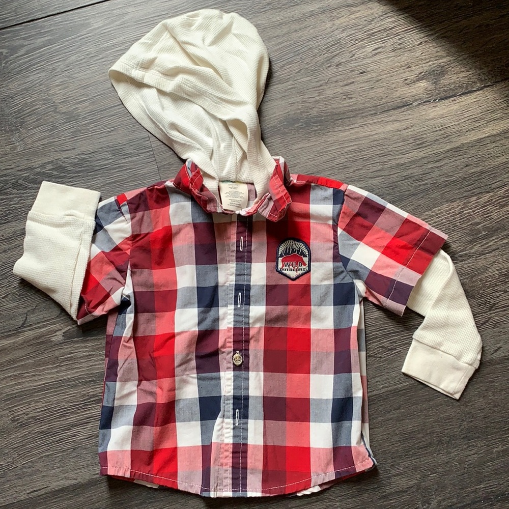 Hooded Button Up - 18m